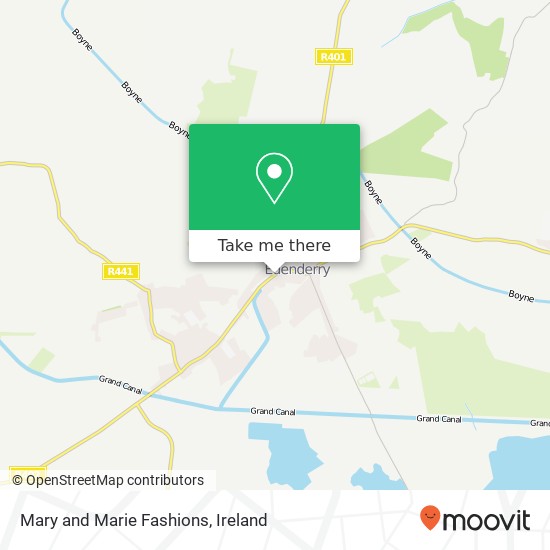 Mary and Marie Fashions, JKL Street Edenderry, County Offaly map