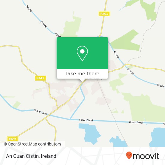 An Cuan Cistin, JKL Street Edenderry, County Offaly map