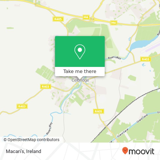 Macari's, Main Street Celbridge, County Kildare map