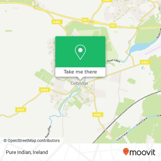 Pure Indian, Main Street Celbridge, County Kildare map