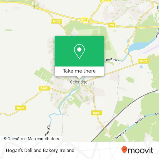 Hogan's Deli and Bakery, Main Street Celbridge, County Kildare map