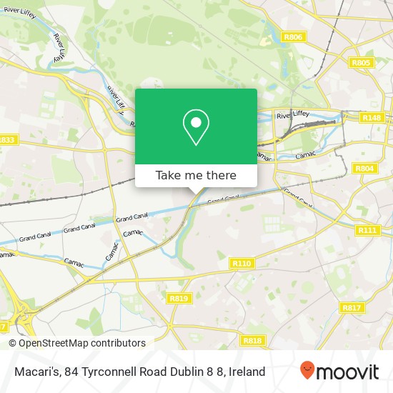 Macari's, 84 Tyrconnell Road Dublin 8 8 plan