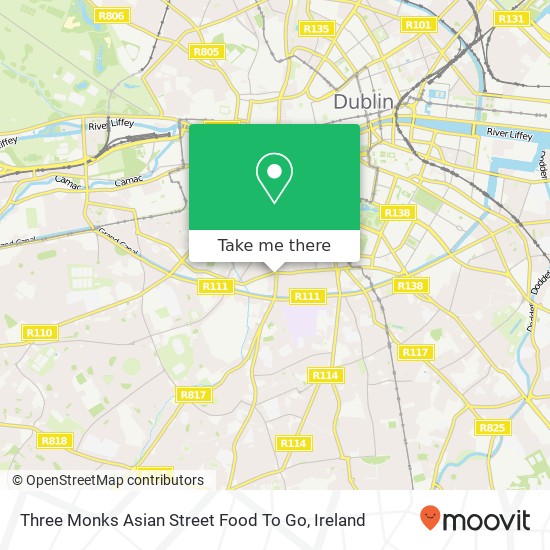 Three Monks Asian Street Food To Go, 4 Clanbrassil Street Upper Dublin 8 D08 A362 map