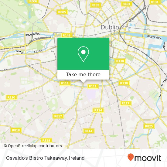 Osvaldo's Bistro Takeaway, Clanbrassil Street Upper Dublin 8 8 plan