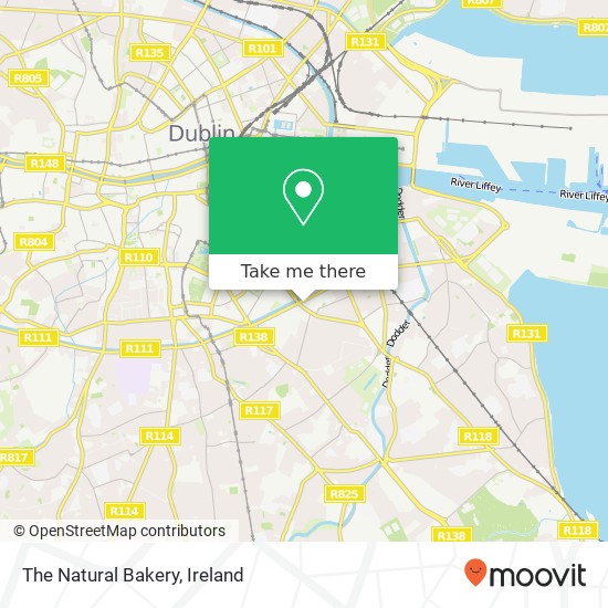 The Natural Bakery, Baggot Street Upper Dublin 4 D04 VY46 map