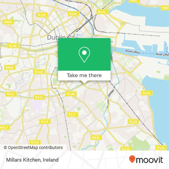 Millars Kitchen, Baggot Street Upper Dublin 4 D04 VY05 map