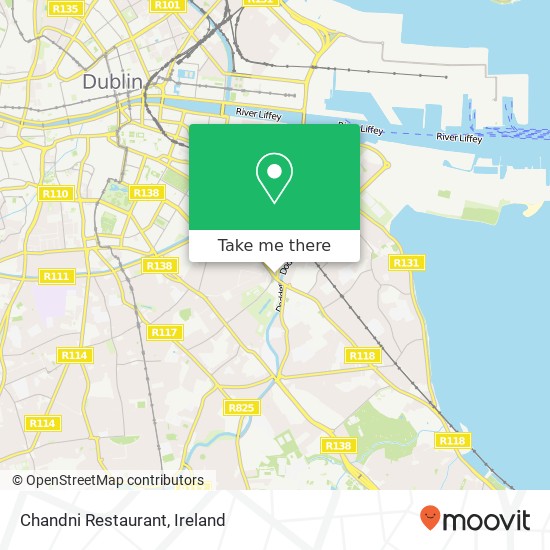 Chandni Restaurant, Pembroke Road Dublin 4 4 map