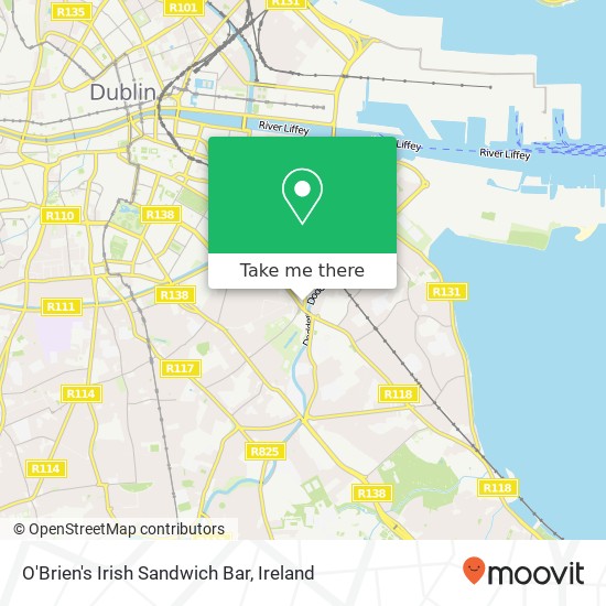 O'Brien's Irish Sandwich Bar, 55 Shelbourne Road Dublin 4 4 map