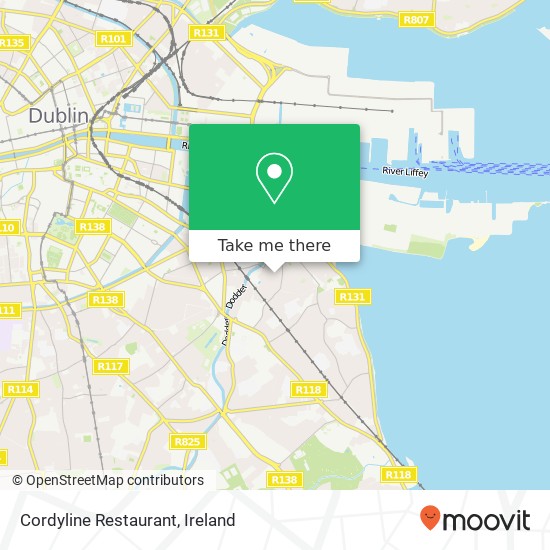 Cordyline Restaurant, Herbert Road Dublin 4 D04 EV84 map