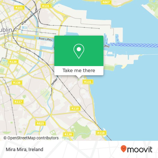 Mira Mira, 3 Sandymount Green Dublin 4 4 map