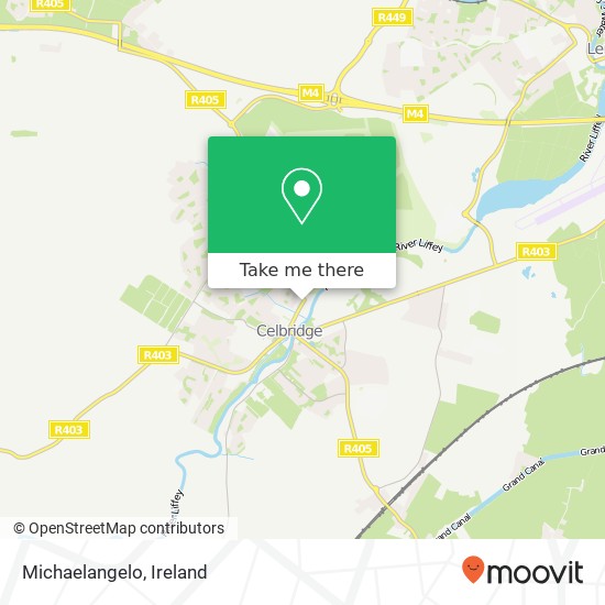 Michaelangelo, Main Street Celbridge, County Kildare map
