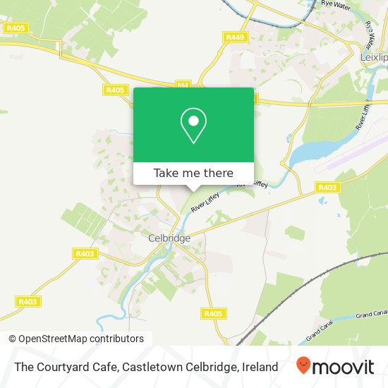 The Courtyard Cafe, Castletown Celbridge map