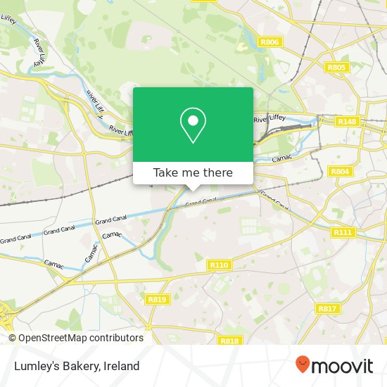 Lumley's Bakery, Goldenbridge Industrial Estate Dublin 8 map