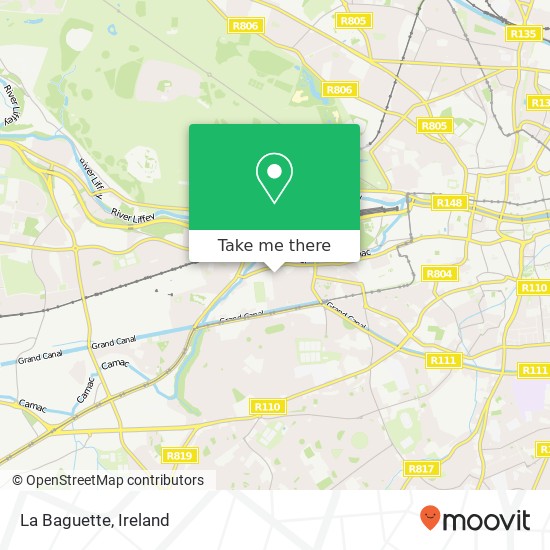 La Baguette, Bulfin Road Dublin 8 8 map