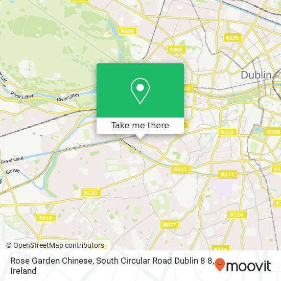 Rose Garden Chinese, South Circular Road Dublin 8 8 map