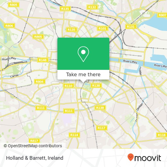 Holland & Barrett, Glovers Alley Dublin 2 map