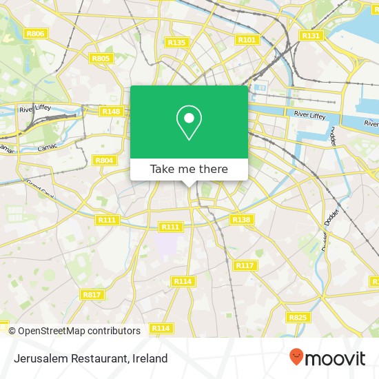 Jerusalem Restaurant, Camden Villas Dublin 2 2 map