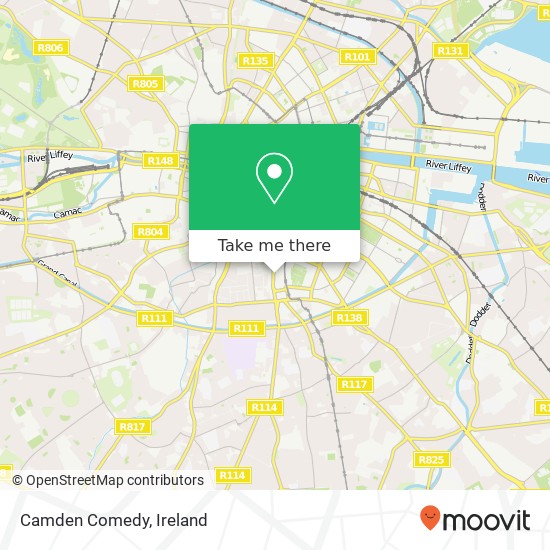 Camden Comedy map