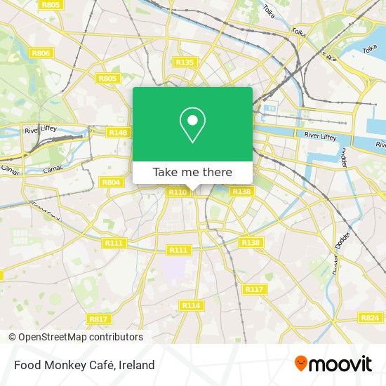 Food Monkey Café map