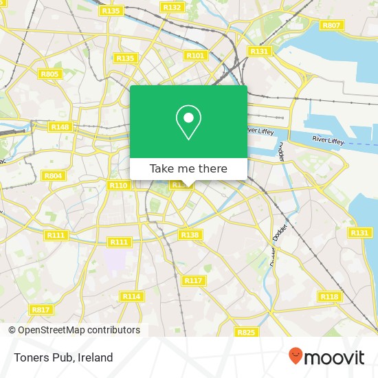 Toners Pub, 139 Baggot Street Lower Dublin 2 D02 N231 plan