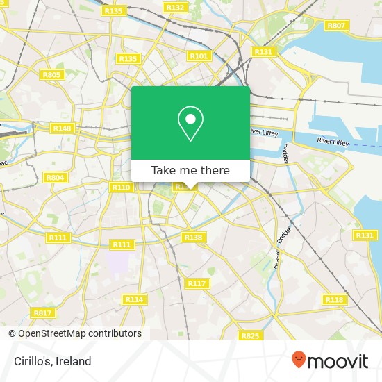 Cirillo's, 140 Baggot Street Lower Dublin 2 D02 HT73 map