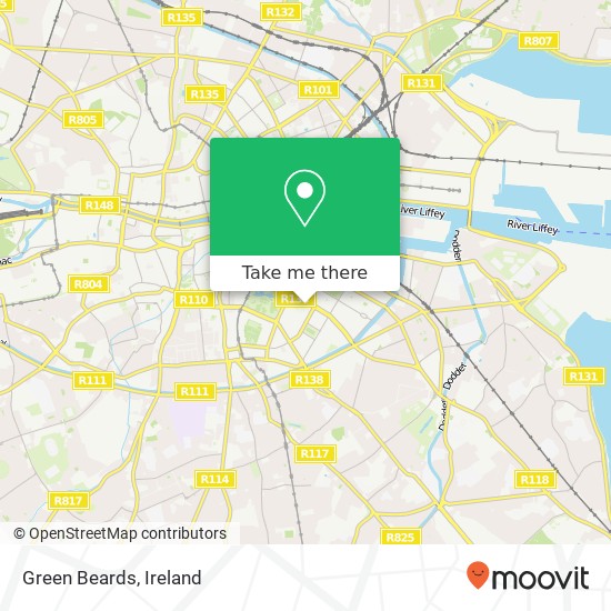 Green Beards, Baggot Street Lower Dublin 2 2 map