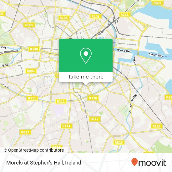 Morels at Stephen's Hall, Leeson Street Lower Dublin 2 D02 CC60 map