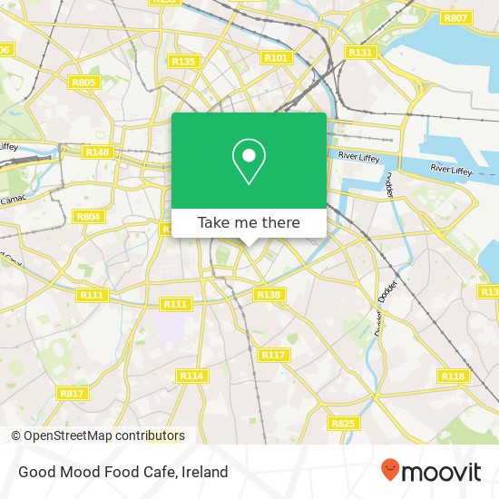 Good Mood Food Cafe, 4 Leeson Lane Dublin 2 D02 RX70 map