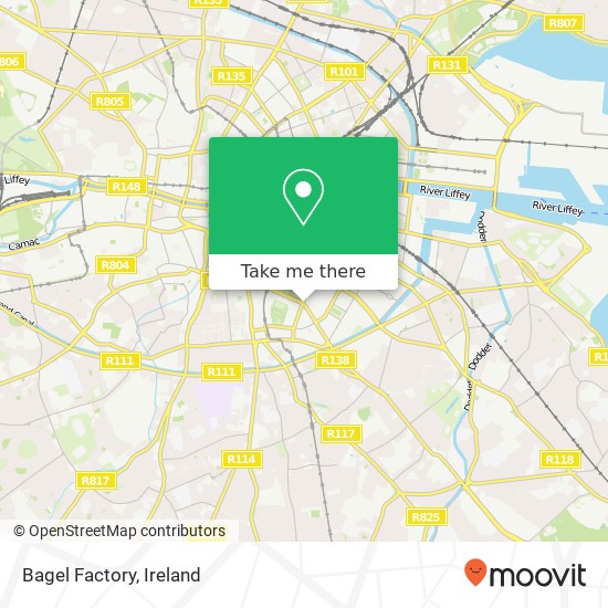 Bagel Factory, 103 Leeson Street Lower Dublin 2 2 map