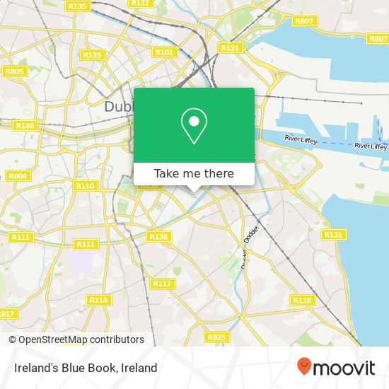 Ireland's Blue Book, 8 Mount Street Crescent Dublin 2 2 map