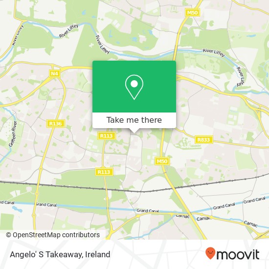 Angelo' S Takeaway, Harelawn Park Dublin 22 22 map