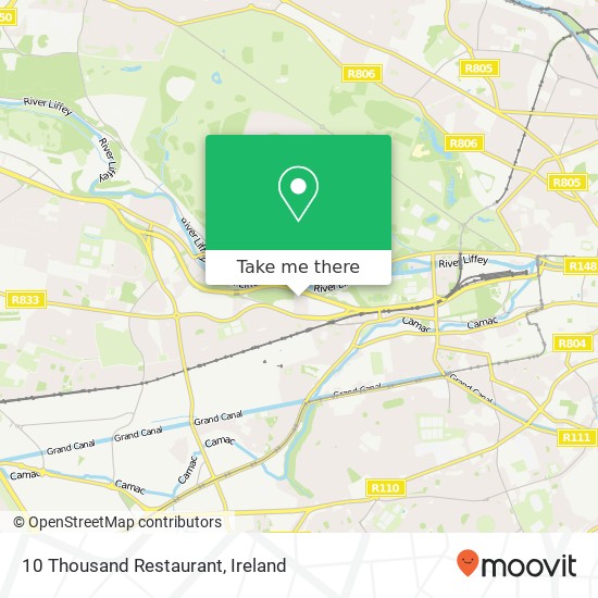 10 Thousand Restaurant, Liffey Street South Dublin 10 D10 XN26 map