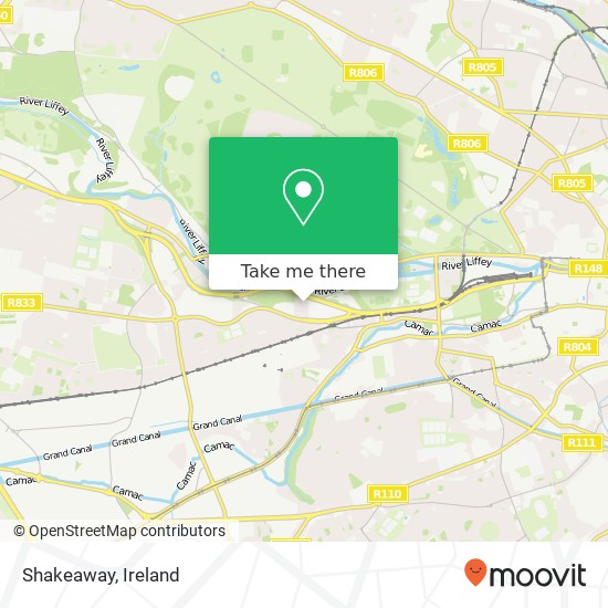 Shakeaway, Liffey Street South Dublin 10 10 map