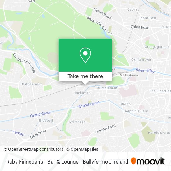 Ruby Finnegan's - Bar & Lounge - Ballyfermot map