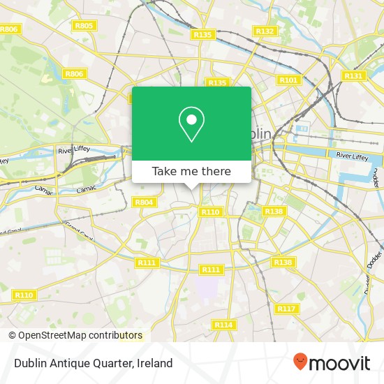 Dublin Antique Quarter, Francis Street Dublin 8 D08 KP38 map