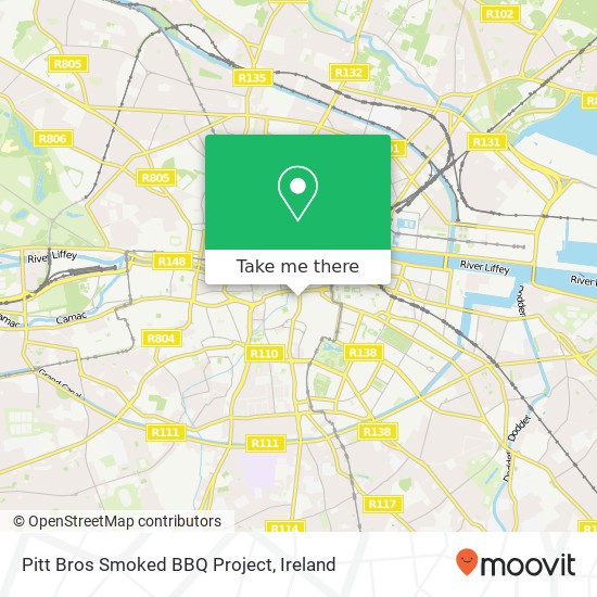 Pitt Bros Smoked BBQ Project, South Great George's Street Dublin 2 map