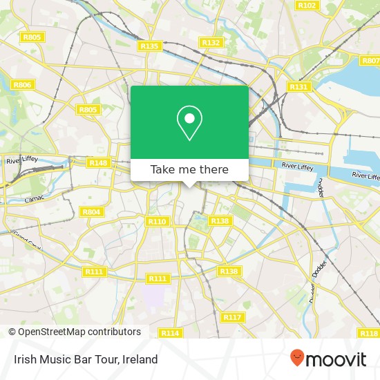 Irish Music Bar Tour plan