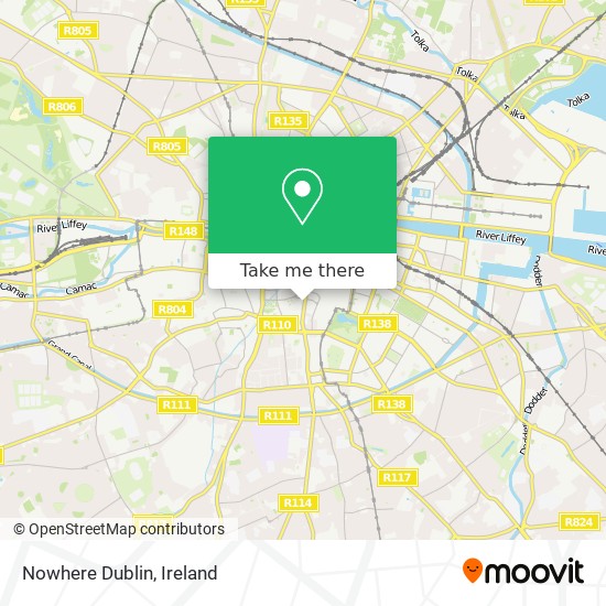 Nowhere Dublin map