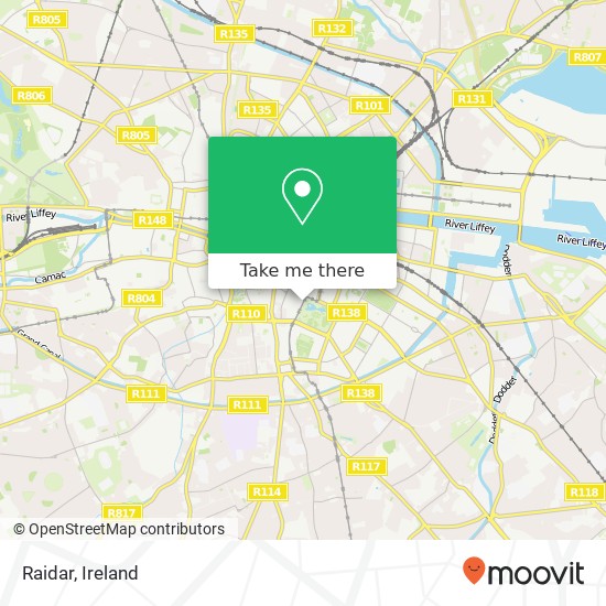 Raidar, St Stephen's Green Dublin 2 2 map
