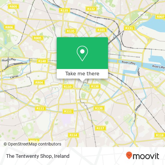 The Tentwenty Shop, 2 St Stephen's Green Dublin 2 map