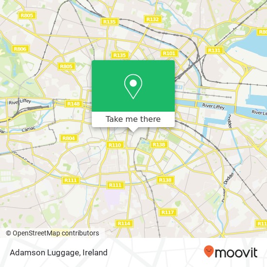 Adamson Luggage, Johnson Place Dublin 2 map