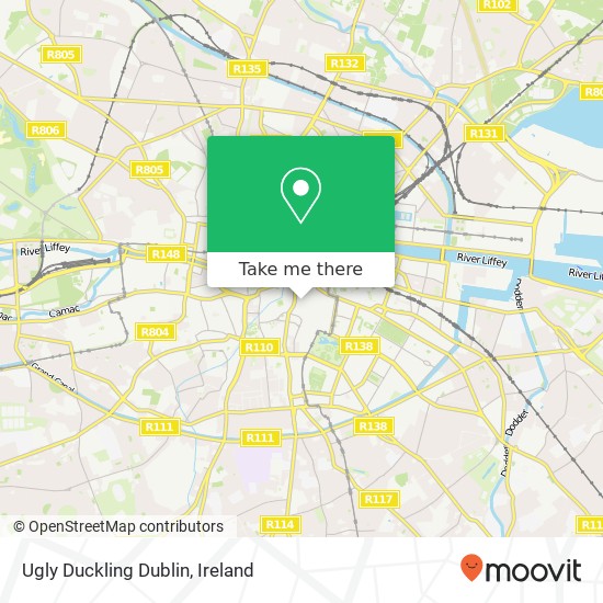 Ugly Duckling Dublin, Drury Street Dublin 2 2 map