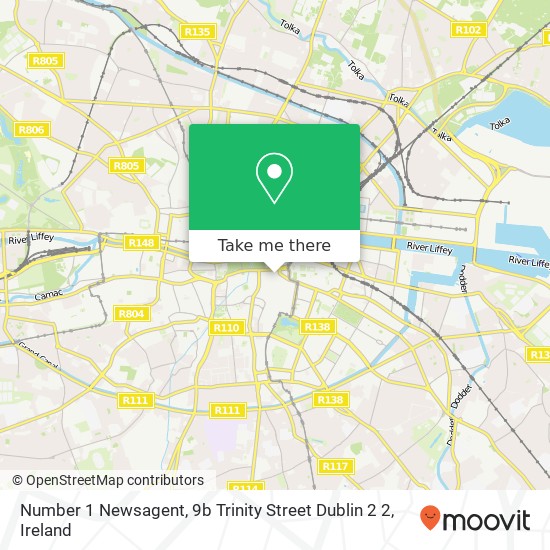 Number 1 Newsagent, 9b Trinity Street Dublin 2 2 map