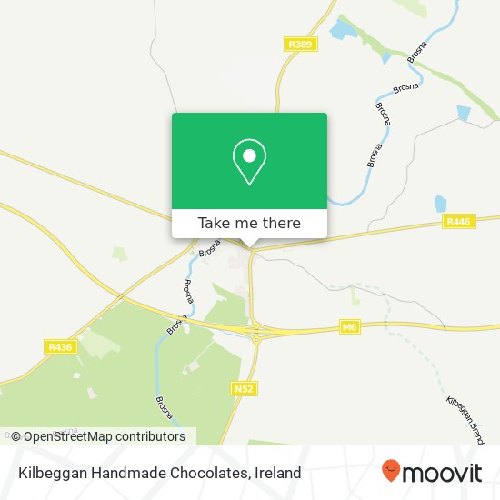 Kilbeggan Handmade Chocolates, Upper Main Street Kilbeggan map