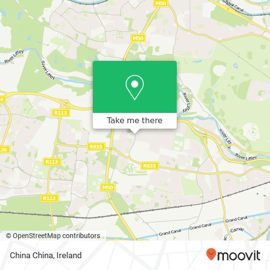 China China, Kennelsfort Road Upper Dublin 20 20 map