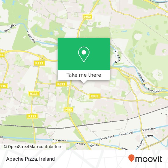 Apache Pizza, Kennelsfort Road Upper Dublin 10 10 map