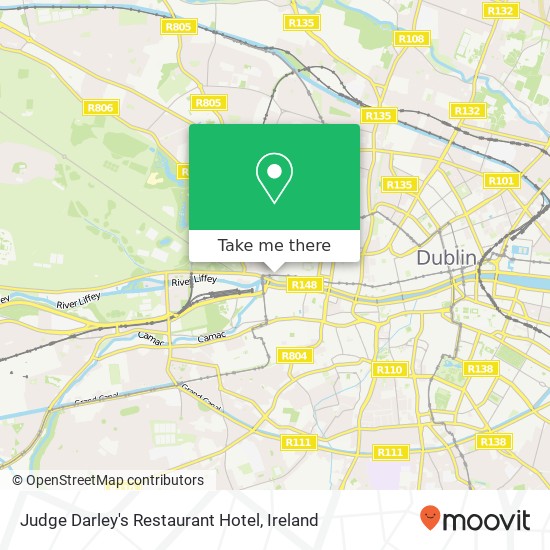 Judge Darley's Restaurant Hotel, Benburb Street Dublin 7 7 plan