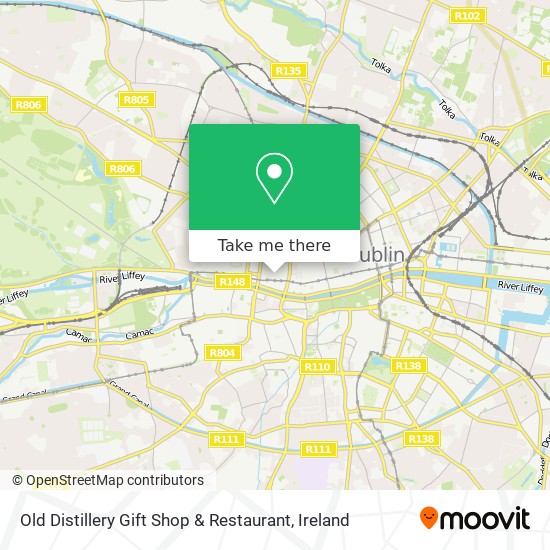 Old Distillery Gift Shop & Restaurant map
