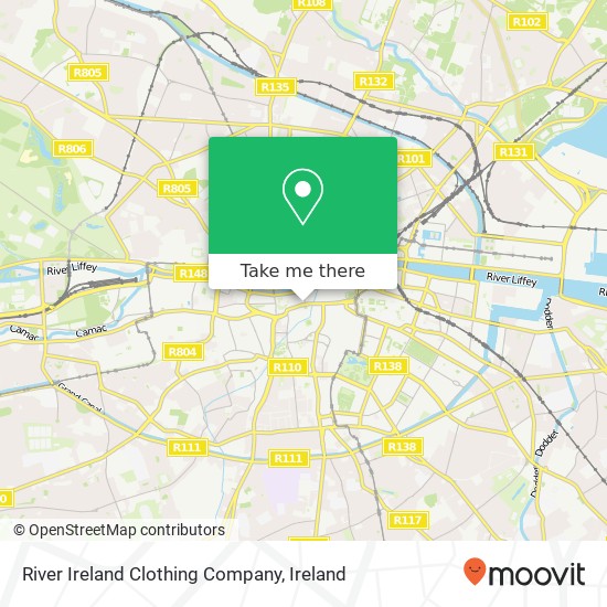 River Ireland Clothing Company, Cork Hill Dublin 2 2 map