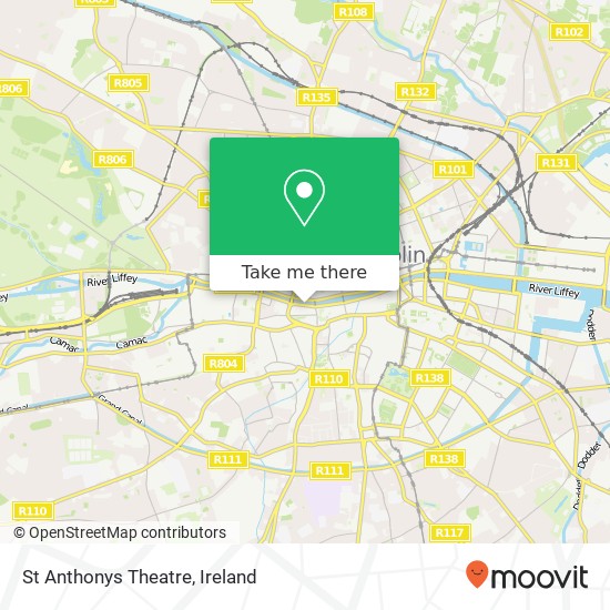 St Anthonys Theatre map